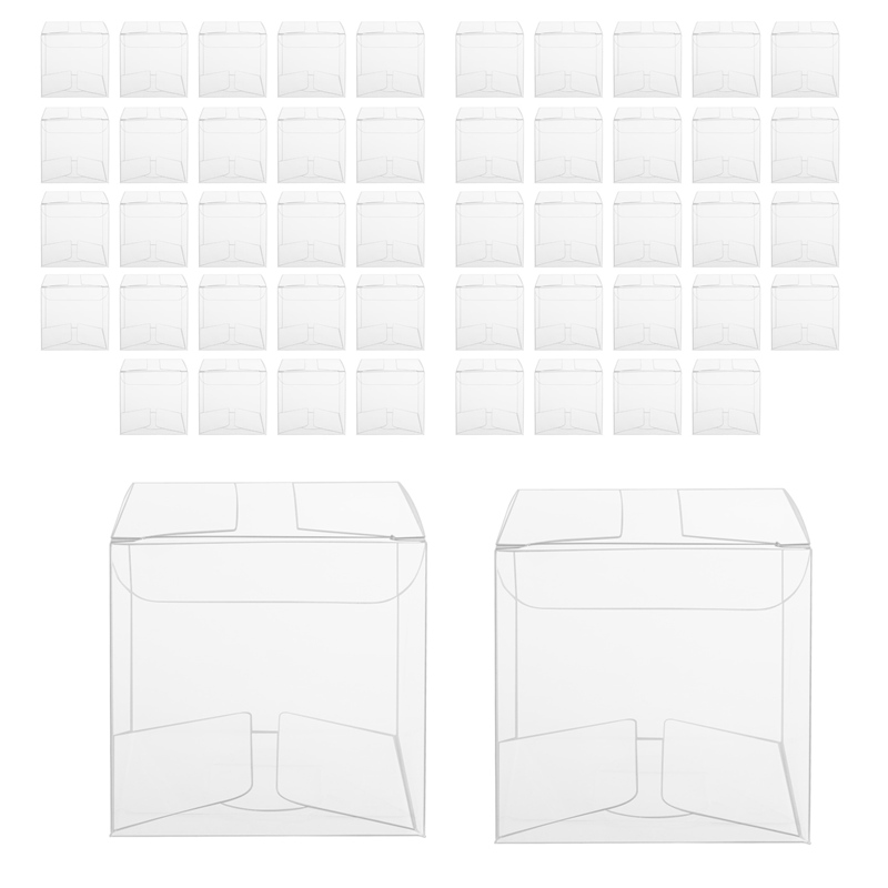 50 шт. прозрачных пластиковых  – обзор и цена Packaging