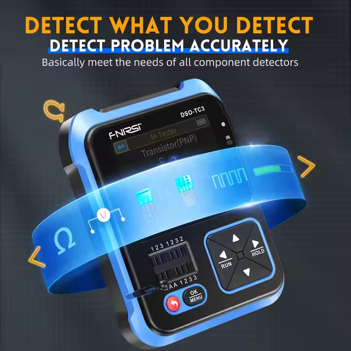 FNIRSI DSO-TC3 Миниатюрный пор – обзор и цена Fnirsi Digital Oscilloscope Handheld