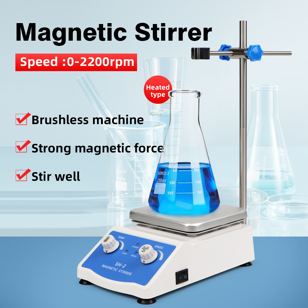 SH-2 Нагревательная магнитная  – обзор и цена Lab Magnetic Stirrer Hot Plate