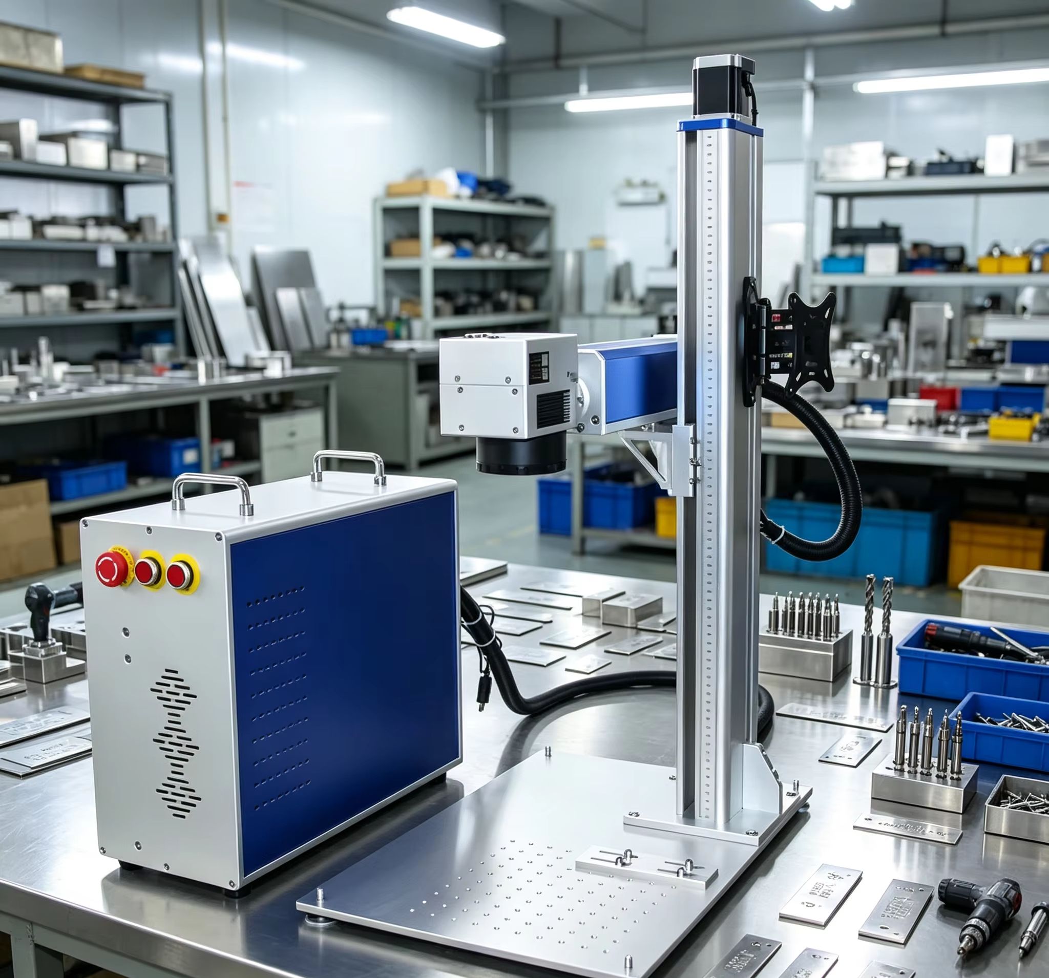 Лазерный маркировочный станок  – обзор и цена Fiber Laser Marking Machine 30W