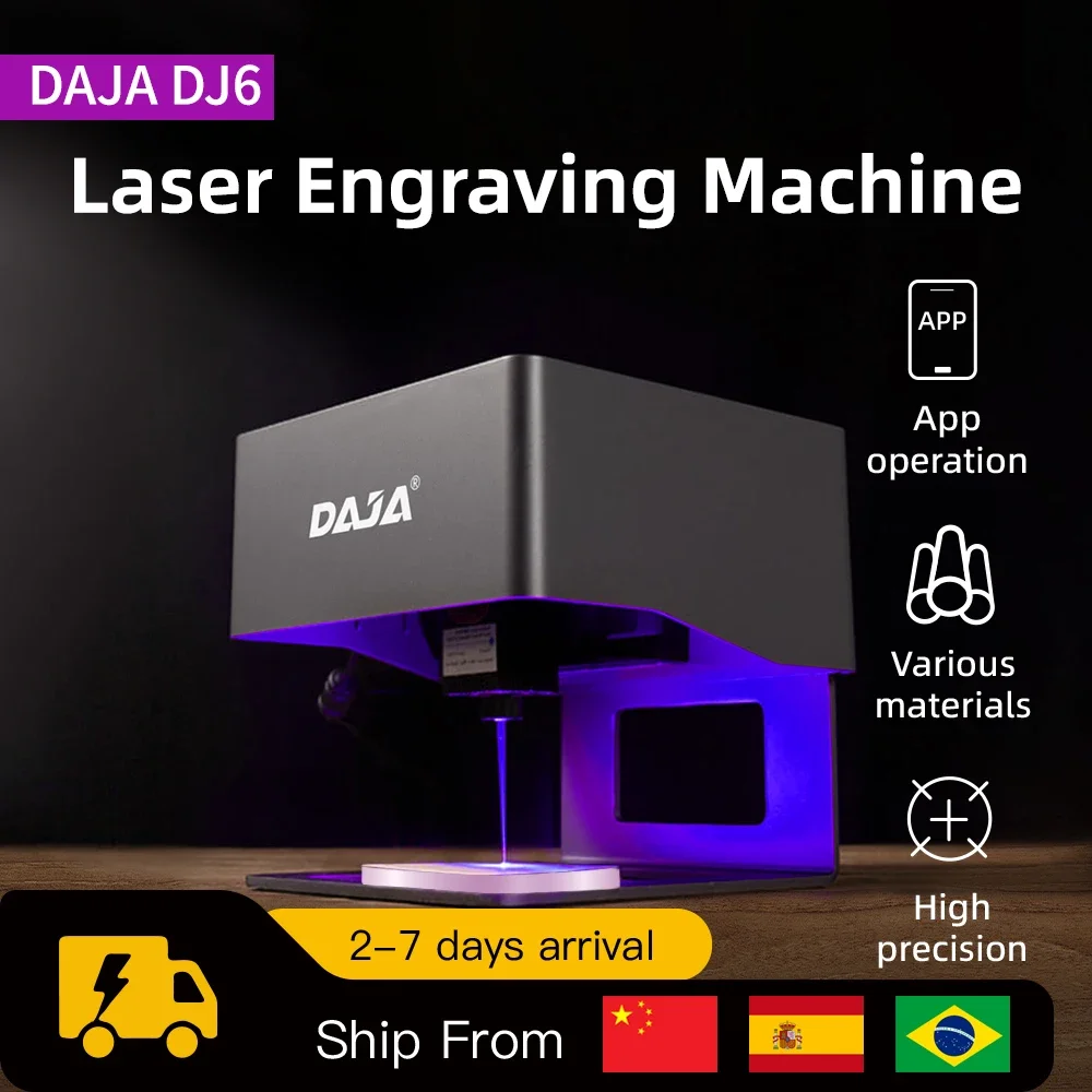Лазерный гравер DAJA с ЧПУ DIY – обзор и цена Fiber Laser Marking Machine 30W