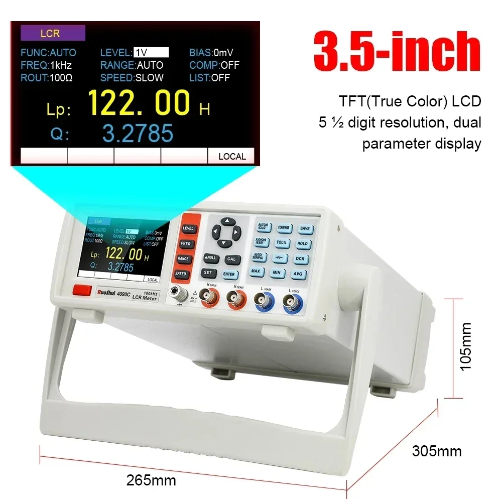 Цифровой LCR-метр: Настольный  – обзор и цена Test Instruments