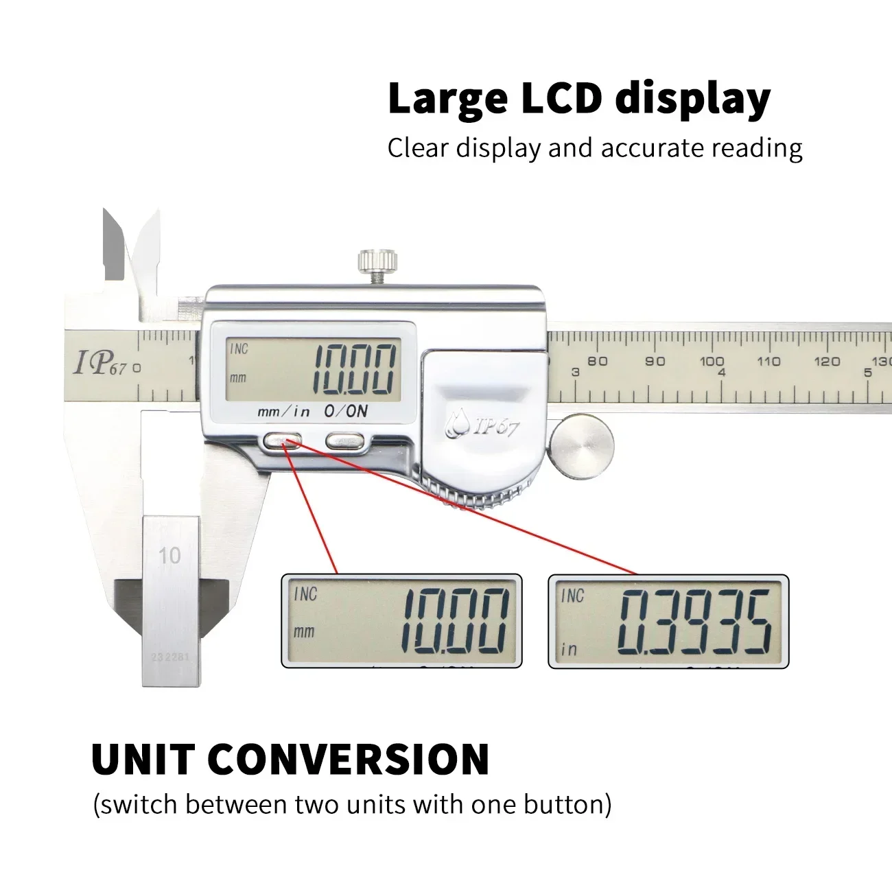 150 мм IP67 Водонепроницаемый  – обзор и цена Digital Caliper 150Mm Stainless Steel