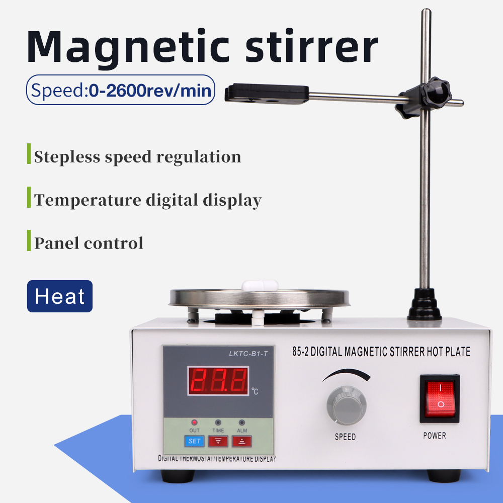 Магнитная мешалка с конфоркой, – обзор и цена Lab Magnetic Stirrer Hot Plate